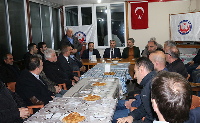 AKP İl Başkanı Mumcu ve yönetiminden Ofimder’e ziyaret
